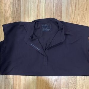 Figs Rafaela Espresso Scrub Top Size XL